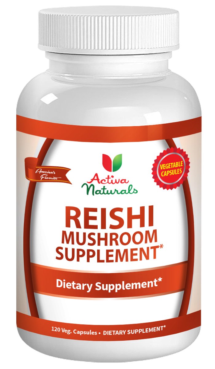 Reishi Mushroom Supplement 120 Veg. Capsules with Ganoderma Lucidum