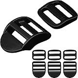 Slider Buckle for 1" Webbing: 4 Set Plastic Ladder