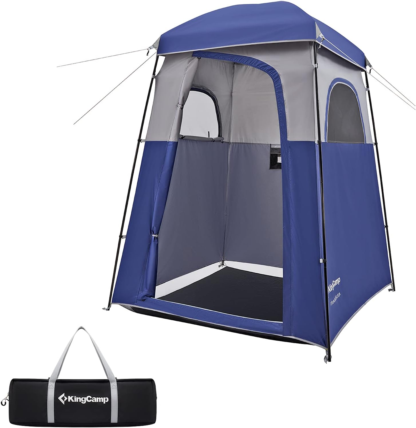 KingCamp Oversize Outdoor Camping Dressing Changing Room Shower Privacy Shelter Tent (KT2002_Blue/Grey): Sports & Outdoors