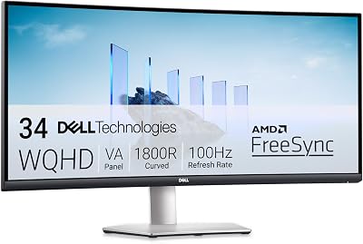 34 USB-C Écran PC - S3423DWC, WQHD (3440x1440), 100Hz, VA, 4ms