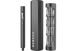 Mini Electric Screwdriver Sets,Sowkos Gifts for men,Screwdriver set with 60 Precision Bits,4 Torque Settings,Repair Tool Kit for Electronics Phone Camera Laptop Watch
