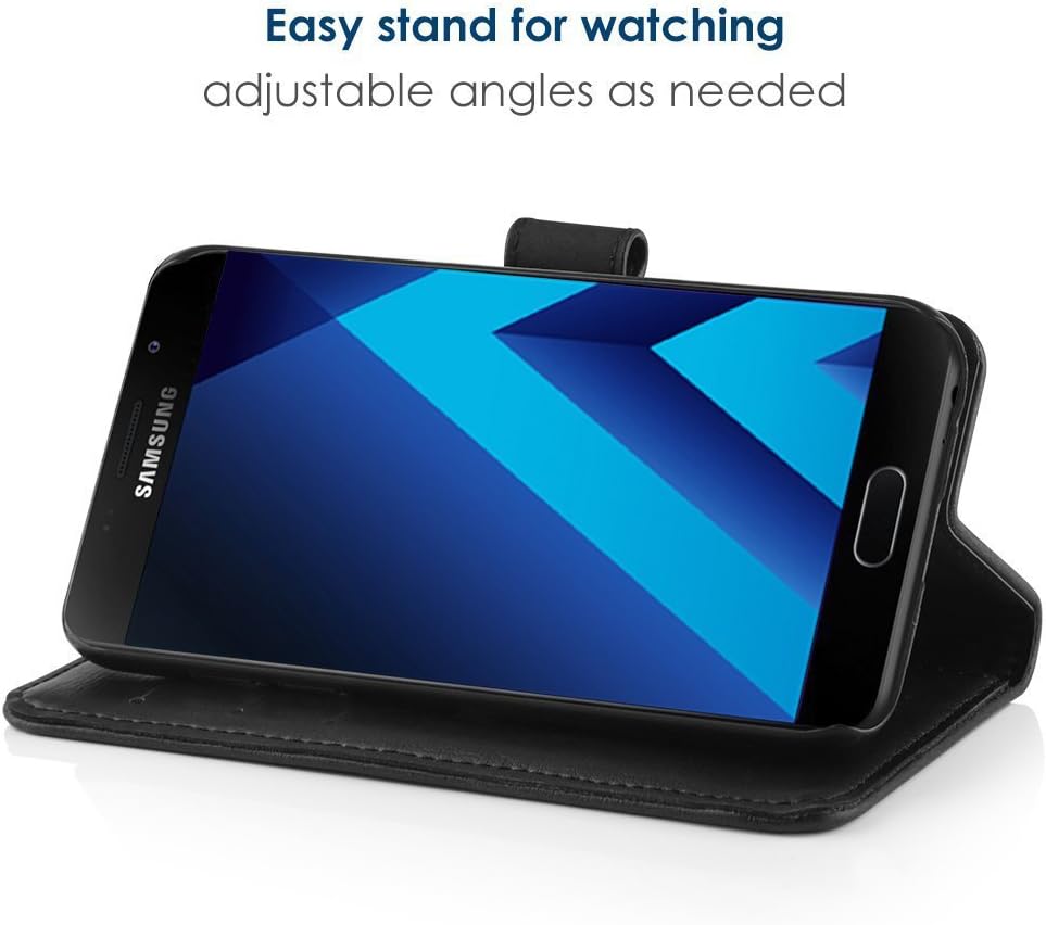 Simpeak Case Compatible with Samsung Galaxy A5 2017, Leather Flip Wallet Case Cover Replacement for Samsung Galaxy A5 2017 - Image 4