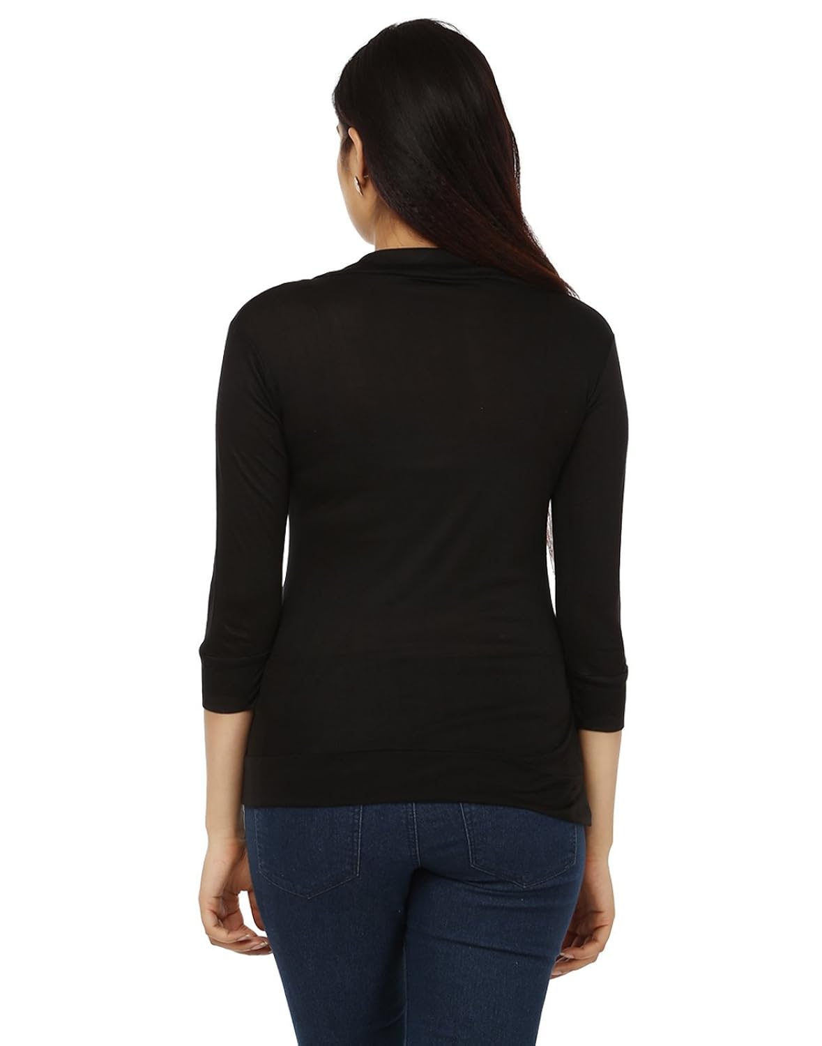 teemoods women's cotton 3/4th sleeves fashionable shrug, summer shrug for ladies