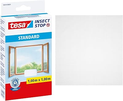 tesa Insect Stop STANDARD Window Fly Screen 100 x 100 cm White