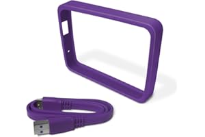 Western Digital Grip Pack for My Passport Ultra 2TB with USB 3.0 Cable, Grape (WDBFMT0000NPL-NASN)