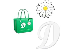 YIXIPAZH Letter Charms for Bogg Bag, Cute Decorative Charm Compatible with Bogg Bag Original All Models, Cute Alphabet Lettering Accessories Charm, 2Pcs Insert Decorative Letter for Handbag Beach Tote Bag