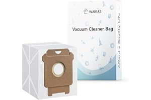 WAIKAS 6 Pack 104 Vacuum Bags for iRobot Roomba 104/105 Combo, Plus 405 (G181)(G185), Max 705 Vac, Max 705 Combo, 105 Vac, Plus 504 Vac, Plus 505 Combo, Q052 | Disposable Dirt Disposal Bag for AutoEmpty Dock