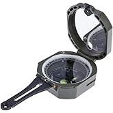 Elat Park High Precision Magnetic Pocket Transit Geological Compass Scale 0-360 Degrees durable For Surveyors, Mining Engineers, Civil Engineers, Environmental Engineers and Foresters