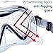 DIVE IT Snorkel Mask - Snorkel Set - Scuba Mask with Dry Snorkel Mask with Dry Snorkel Anti-fogging Lens & Dual Strap System