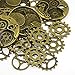 25pc Steampunk Gears, Charms, Antique Bronze