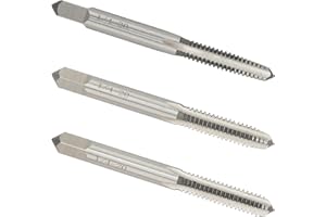 Aceteel 1/4"-20 UNC Hand Tap Right Hand, 1/4 x 20 Threading Hand Tap 3Pcs