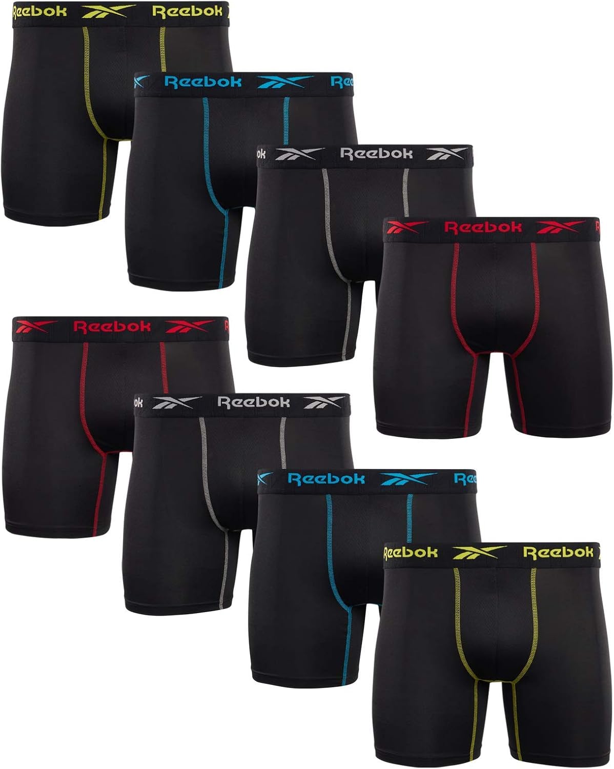 Reebok Men's Performance Boxer Briefs with Comfortable