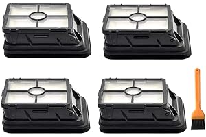 EZ SPARES 4 pcs Bisel 1866 Cross Wave Replacement Compatible Vacuum Filter. Vacuum Cleaner Hepa Parts. Replaces Part # 160868