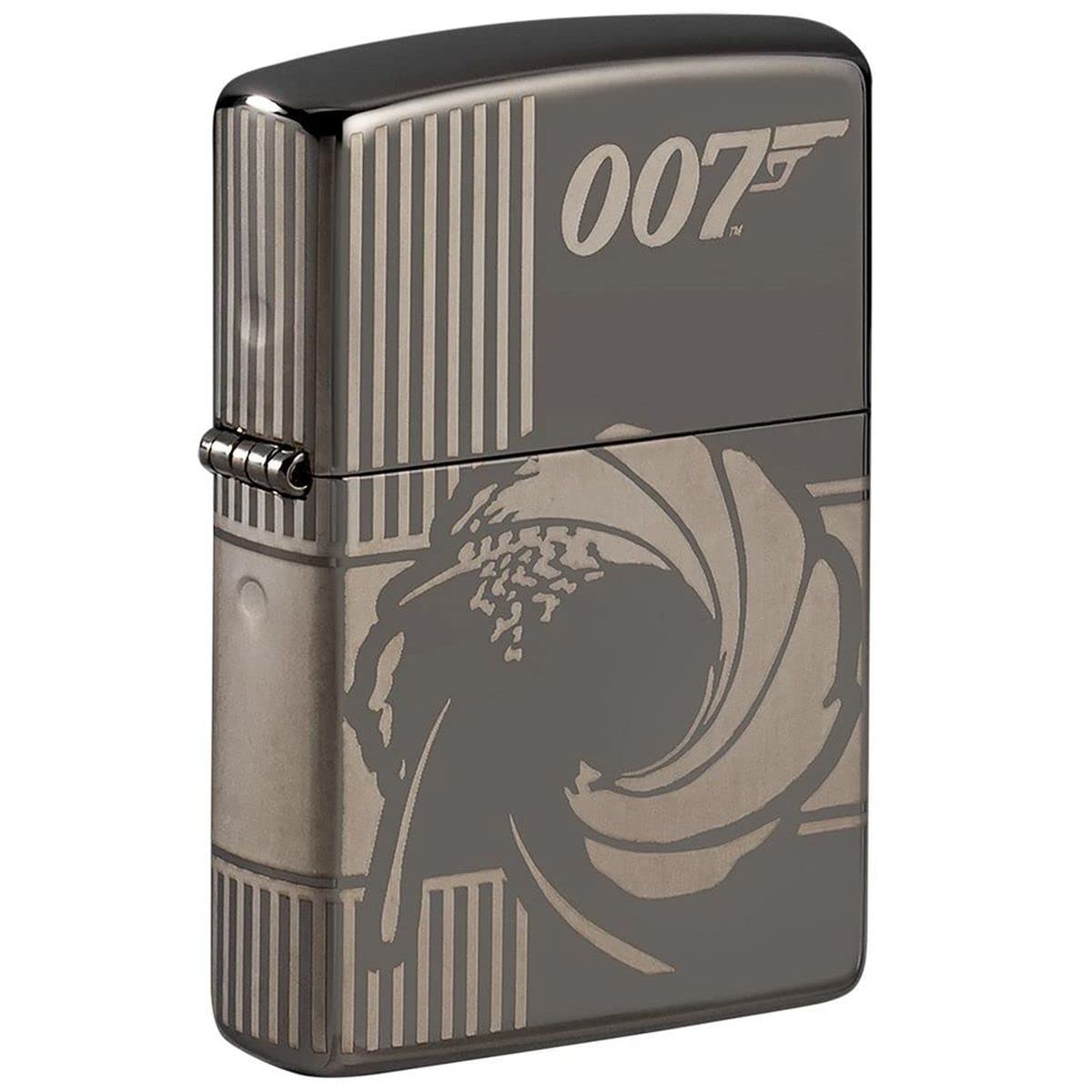 Zippo Lighter, Metal, Black Ice, Normal