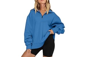 HUMMHUANJ Womens Oversized Sweatshirts Hoodies Tops Sweater Fall Fleece Casual Comfy Fashion Outfits 2023 Y2k Outfits Clothes
