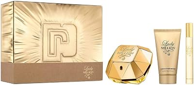 Paco Rabanne Lady Million Set 50ml EDP 75ml Lotion 10ml Parfum Spray