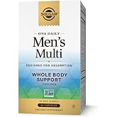Solgar One Daily Men's Multi Multivitamin 60 Vegan Capsules | Whole Body Support, Highly Absorbable One Daily Capsules, Heart, Energy, Stress, Muscle &amp; Immune Health