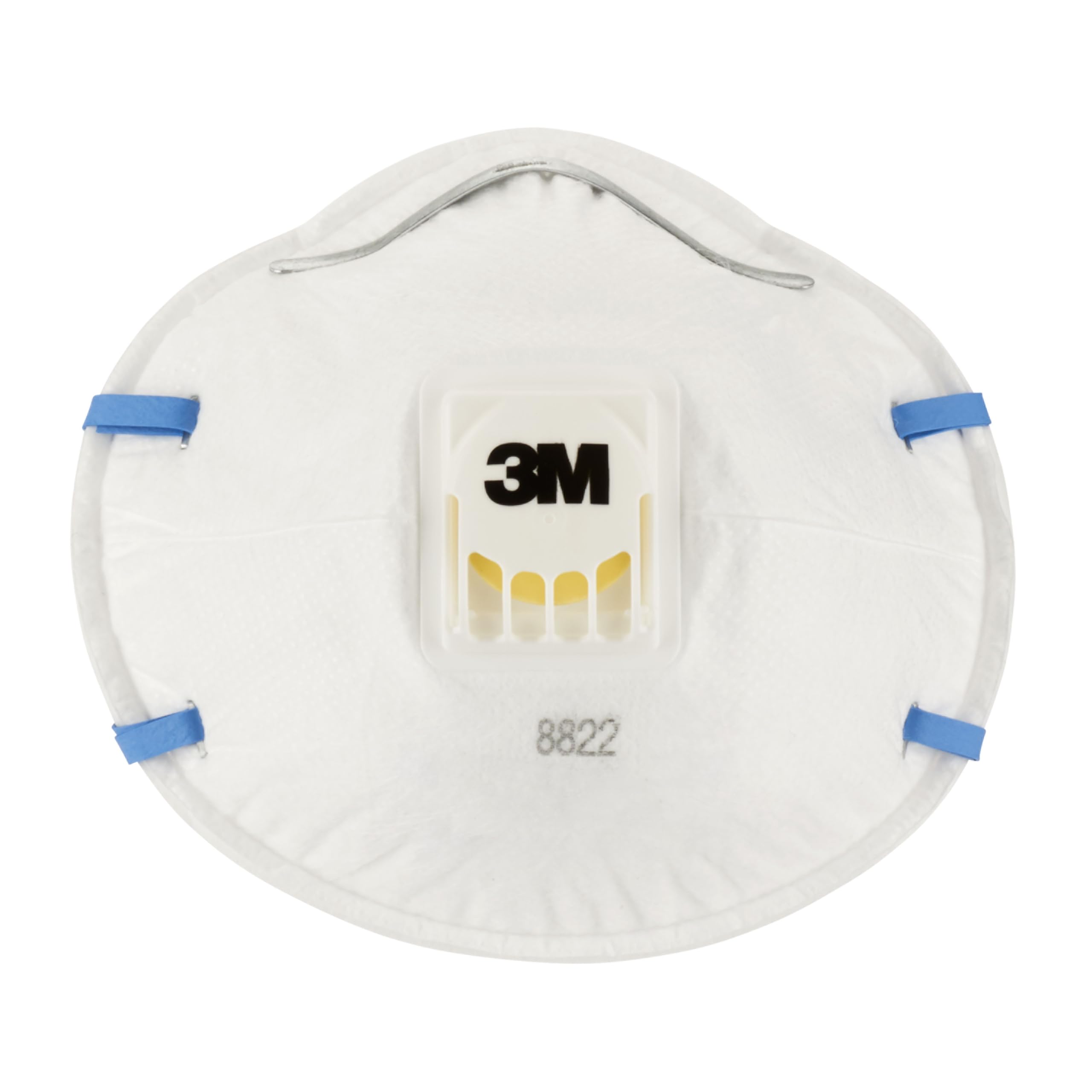 3M 8822 FFP2 Cup Shaped Particulate Respirator - White (3-Piece)