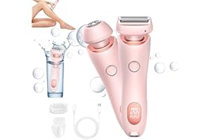 KJSDSSS The Glide Pro 3.0 Razor,Glide Pro 3.0 Shaver,Electric Shaver Razors for Women,Waterproof 2 in 1 Portable Electric Shaver with Removable Head,Wet and Dry,Hair Removal Epilator for Legs,Arm (Pink)