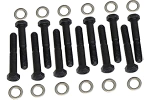 Inline Tube Compatible with 1967-1978 Chevrolet Small Block Exhaust Manifold Bolt Kit 24pc