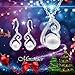 Morenitor Jewelry Set Gold Plated Faux Pearl Pendant Necklace Dangle Earring Stud Set Gifts for Women