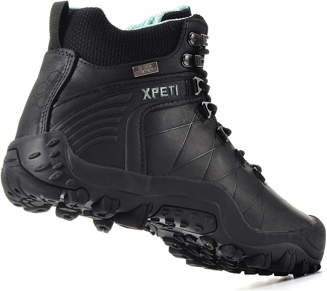 Mid Quest Womens XPETI Waterproof Boot Hiking Leather Hiking Boots