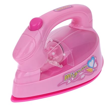 Zibuyu Kids Mini Electric Iron Children Simulation Pretend Role Play Game Playset