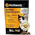 Cat Immune Support Lysine - Cat Allergy Relief - Sneezing, Runny Nose, Watery Eyes - Cat Supplements & Vitamins with Omega 3s