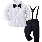 Toddler Boy Gentleman Outfit Infant Tuxedo Outfits Baby Boys Clothes for Baptism