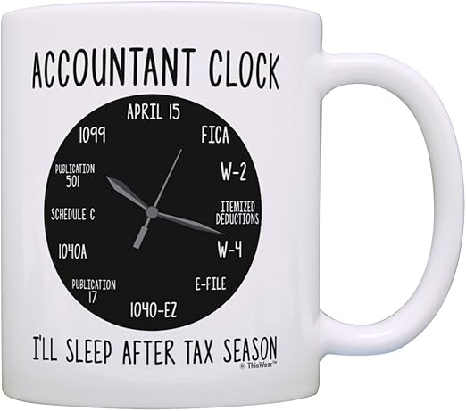 Accounting Gifts Accountant Clock 
