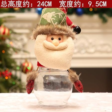 Regali Natale Piccoli.Lanmiu Regalo Natalizio Caramelle Barattolo Caramelle Confezione Regalo Bambini Vigilia Di Natale Piccoli Regali Creativi Decorazione Desktop Dress Up Supplies 1 Amazon It Casa E Cucina