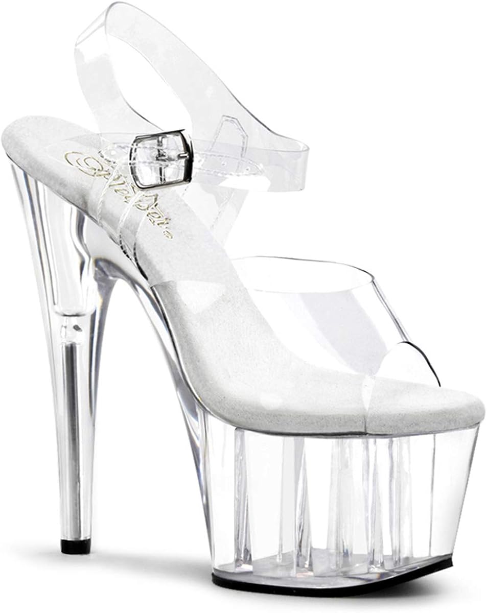 Pleaser ADORE-708 Clr/Clr UK 10 (EU 43), 10 UK