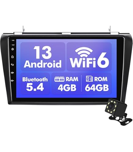 4G 64G Android Autoradio für Mazda 3 2003-2009 mit 9 Zoll