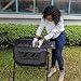 2021 Upgraded Tumbling Composter with Compost Thermometer - Dual Chamber Garden Compost Bin(43 Gal, Green)