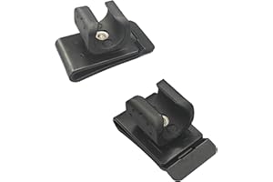 YIUWLMN 2Pcs Cap Flashlight Holder Soft Rubber Material Flashlight Holder Quick Release Flashlight Mount Easy to Snap on The 