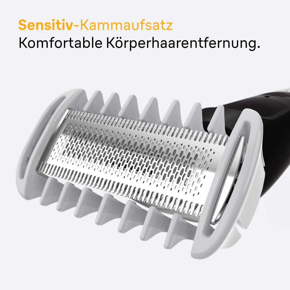 Braun Trimmer Series XT5, Kabelloser Rasierer Herren Elektrisch, XT5270, Grau - Barttrimmer und Bodygroomer, Körperrasierer mit 45 Min. Akku, Wasserdicht, Inkl. 8 Extras und Sensitiv Kammaufsatz 5