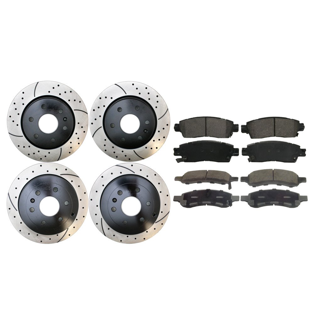 Prime Choice Auto Parts SCDPR4131641316906 Front Performance Drilled