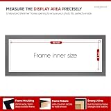 Alison Kingsgate Sleek 16x8 Picture Frame Engineered Wood Dark Grey view 3