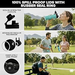 Y TOP Large 24 oz Insulated Stainless Steel Water