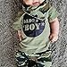 ZTICRTIO Baby Daddy's Boy Girls Clothes Short Sleeve T-Shirt Tops+ Camouflage Long Pants Outfit Set (18-24 Months, Daddy's Boys)