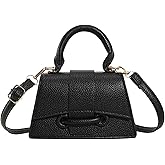 Ayliss Micro Mini Crossbody Handbag Women's Purse Clutch Cute Mini Trendy Bag Top Handle PU Leather Shoulder Bag