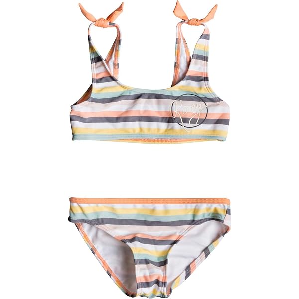 Volcom Girls' Simply Core Tankini Swimsuit Top, Black 1