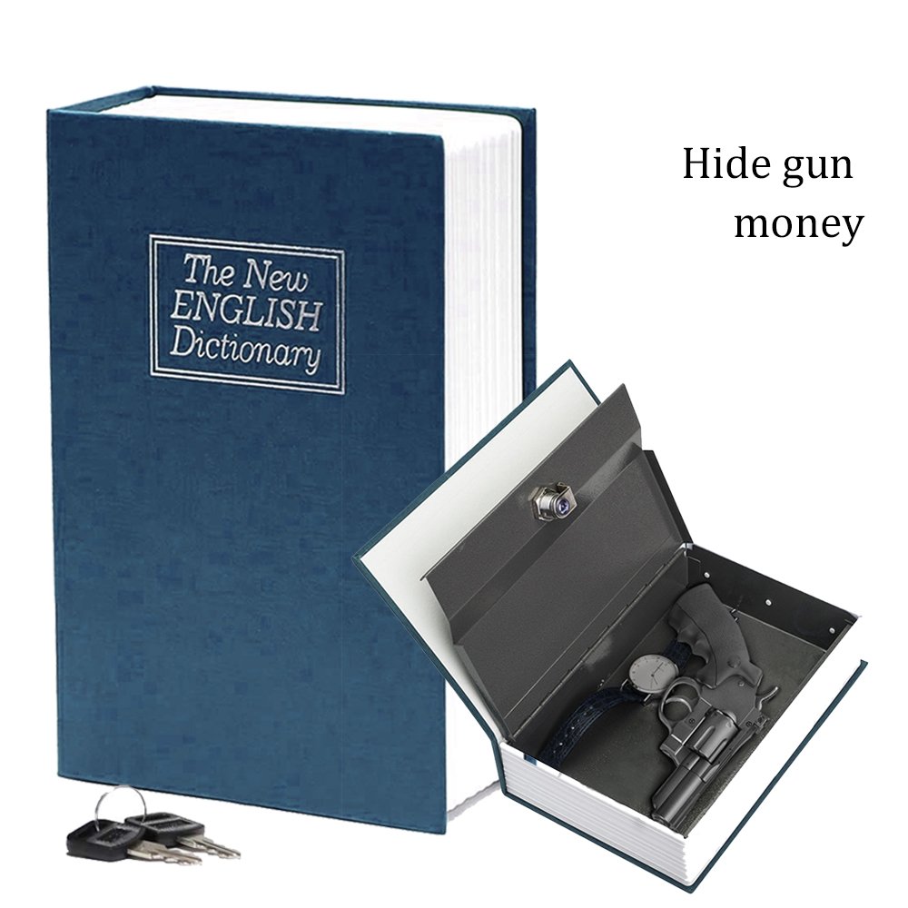 HENGSHENG Home Dictionary Diversion Book Safe with Key Lock, Big Full