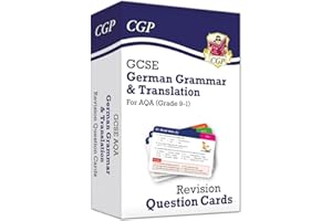 New Grade 9-1 GCSE AQA German: Grammar & Translation Revision Question Cards: perfect for catch-up and the 2022 and 2023 exams (CGP GCSE German 9-1 Revision)