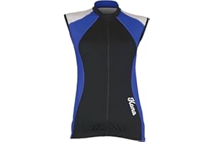 KONA TRI APPAREL Women's KONA Triathlon Vest Jersey - Sleeveless Tri Singlet, 2 Rear Pockets for Storage