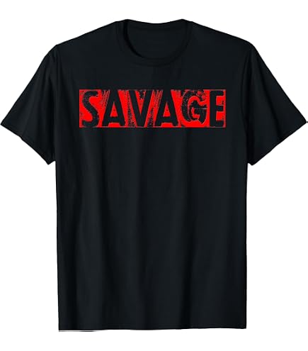 Savage Shirt Men and Women Savage T-Shirt Savage Gear T-Shirt : Clothing, Shoes & Jewelry