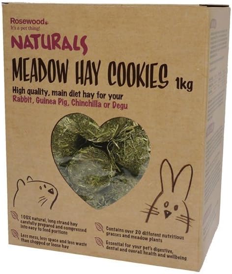 Rosewood Naturals Meadow Hay Cookies, 1 Kg, 1 kg (Pack of 1)