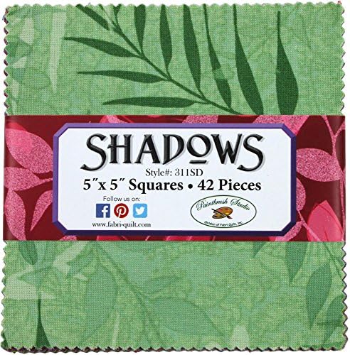 Shadows Charm Pack 42 5-inch Squares Paintbrush Studio