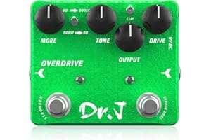 JOYO Overdrive Guitar Pedal Creamy Overdrive with Beautiful Warm Character Tones for Electric Guitar Effects High-end Edition Dr.J Series (D60)