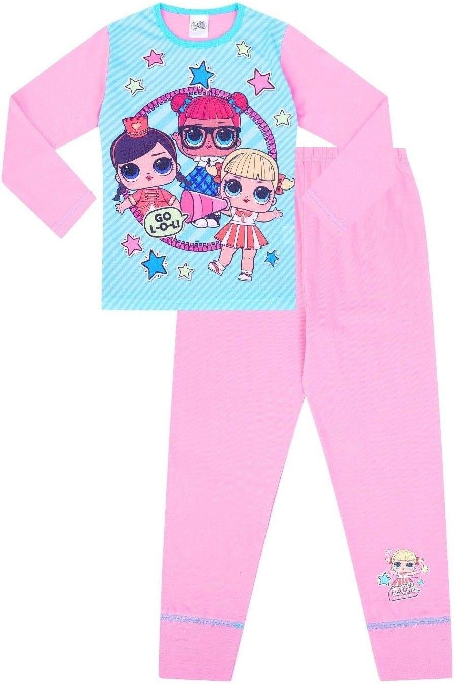Girls Official LOL Surprise Pyjamas Pj Girl's Go L.O.L Pink Blue 30185